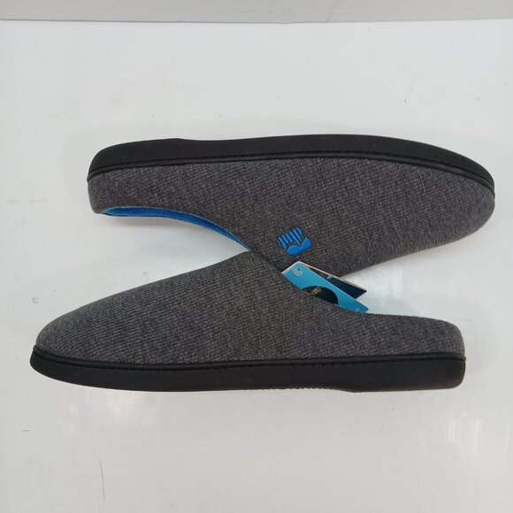 RockDove SLIPPERS NWT Two-Tone Gray/Blue Memory Foam Washable XXL Men's Size 15 - Picture 12 of 16